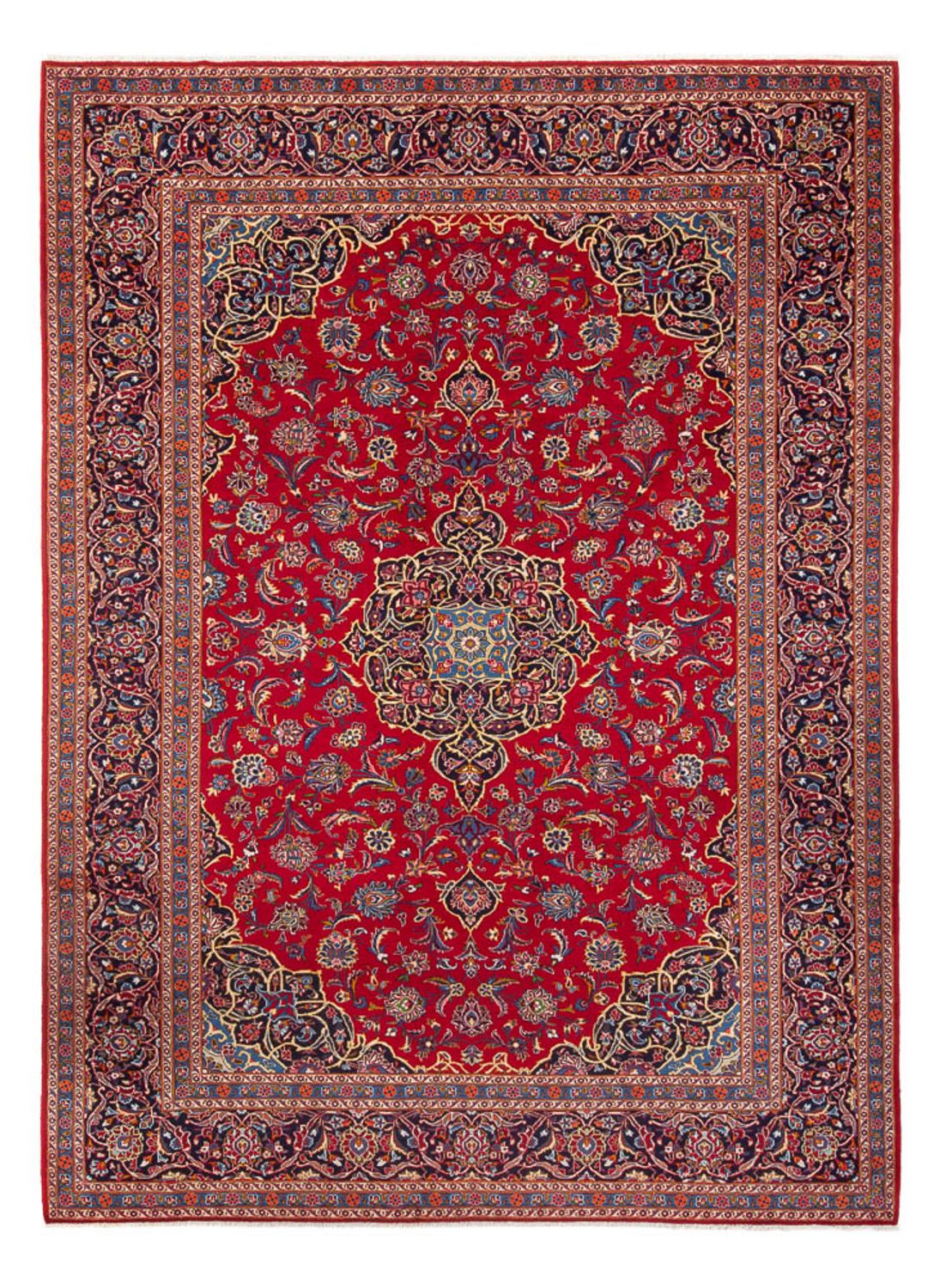Perzisch tapijt - Keshan - 412 x 290 cm - rood