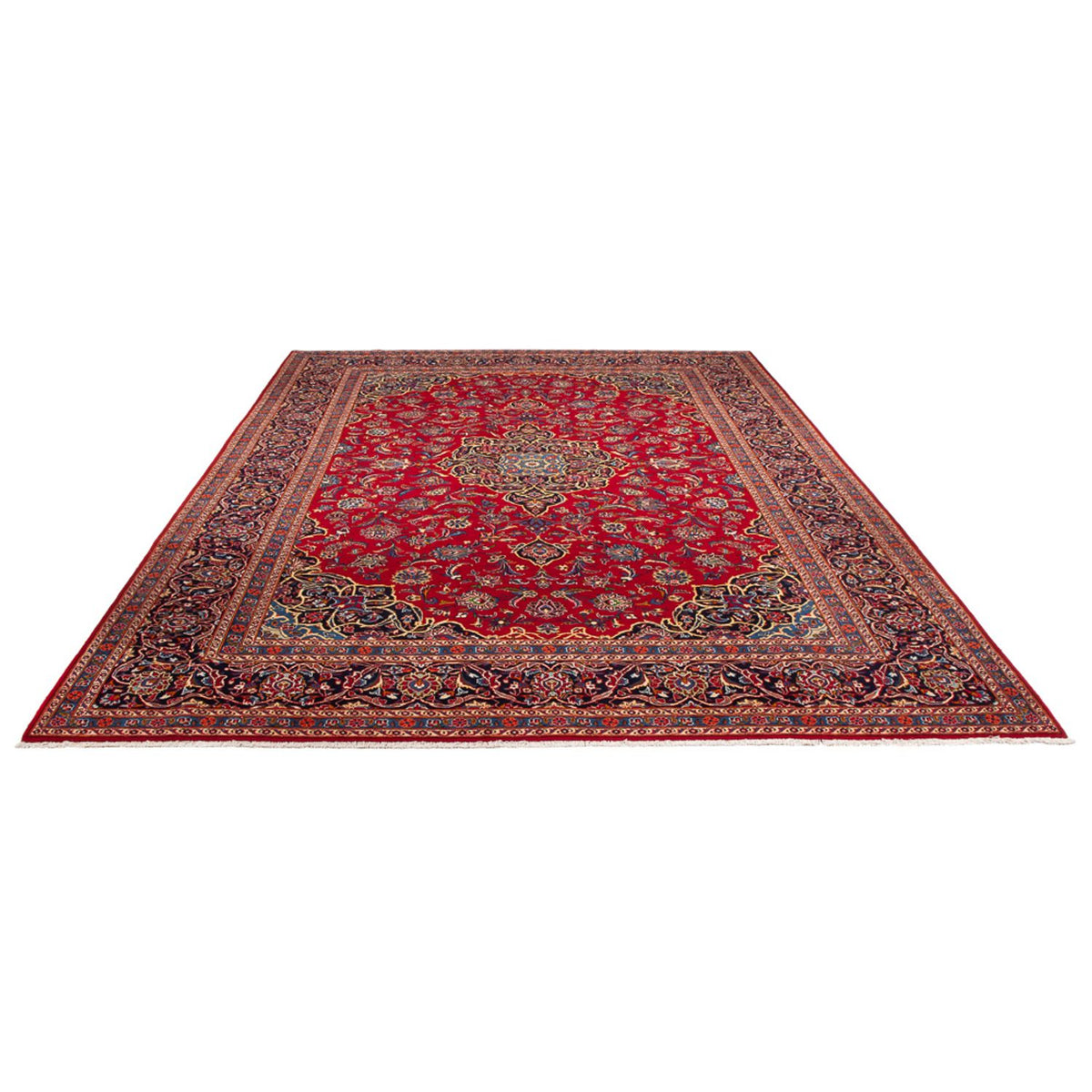 Perzisch tapijt - Keshan - 412 x 290 cm - rood
