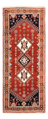 Loper Gabbeh Tapijt - Kashkuli Perzisch - 213 x 85 cm - rood