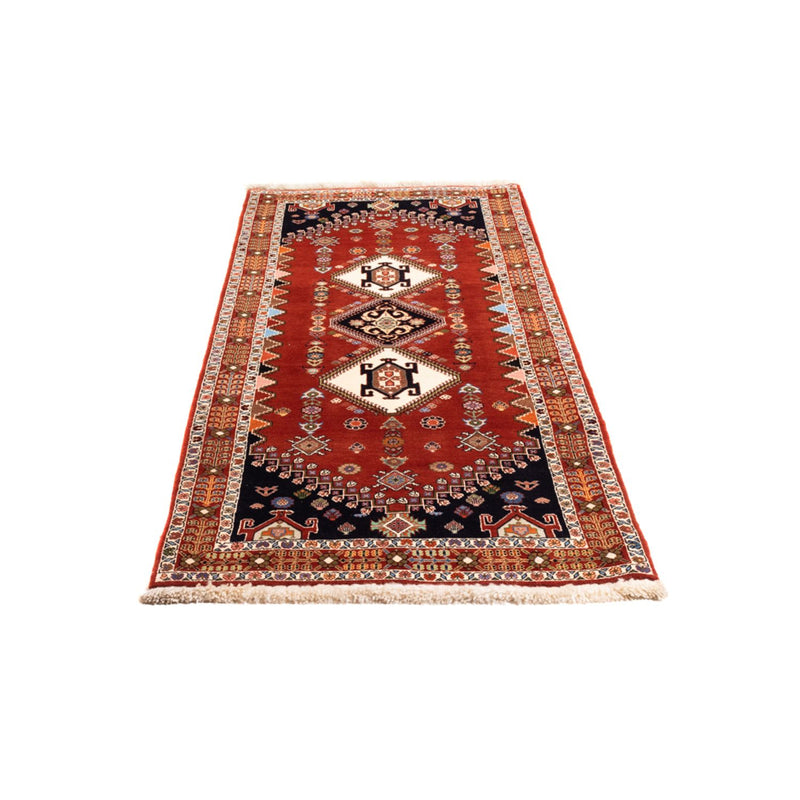 Loper Gabbeh Tapijt - Kashkuli Perzisch - 213 x 85 cm - rood