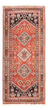 Loper Gabbeh Tapijt - Kashkuli Perzisch - 206 x 87 cm - oranje