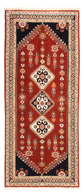 Loper Gabbeh Tapijt - Kashkuli Perzisch - 198 x 86 cm - rood