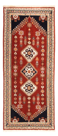 Loper Gabbeh Tapijt - Kashkuli Perzisch - 198 x 86 cm - rood