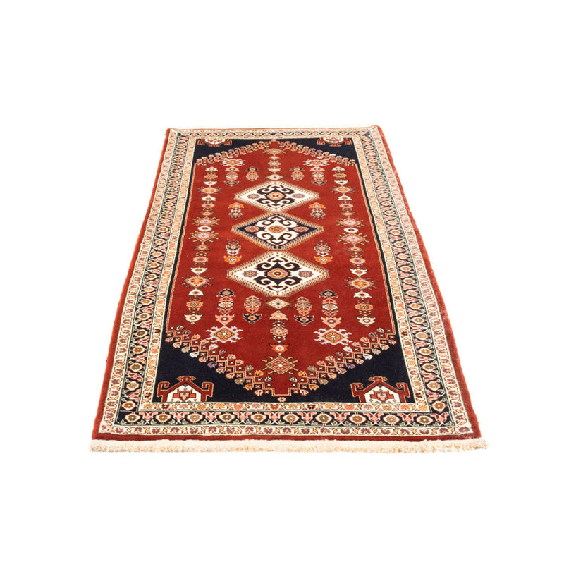 Loper Gabbeh Tapijt - Kashkuli Perzisch - 198 x 86 cm - rood