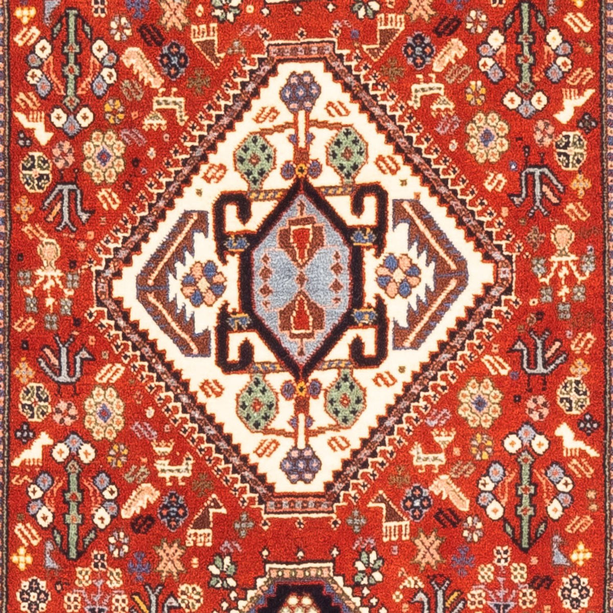 Loper Gabbeh Tapijt - Kashkuli Perzisch - 191 x 73 cm - oranje