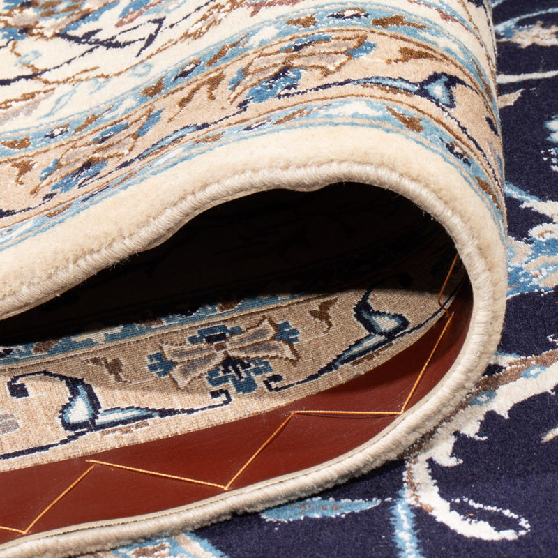 Perzisch tapijt - Nain - 395 x 300 cm - donkerblauw