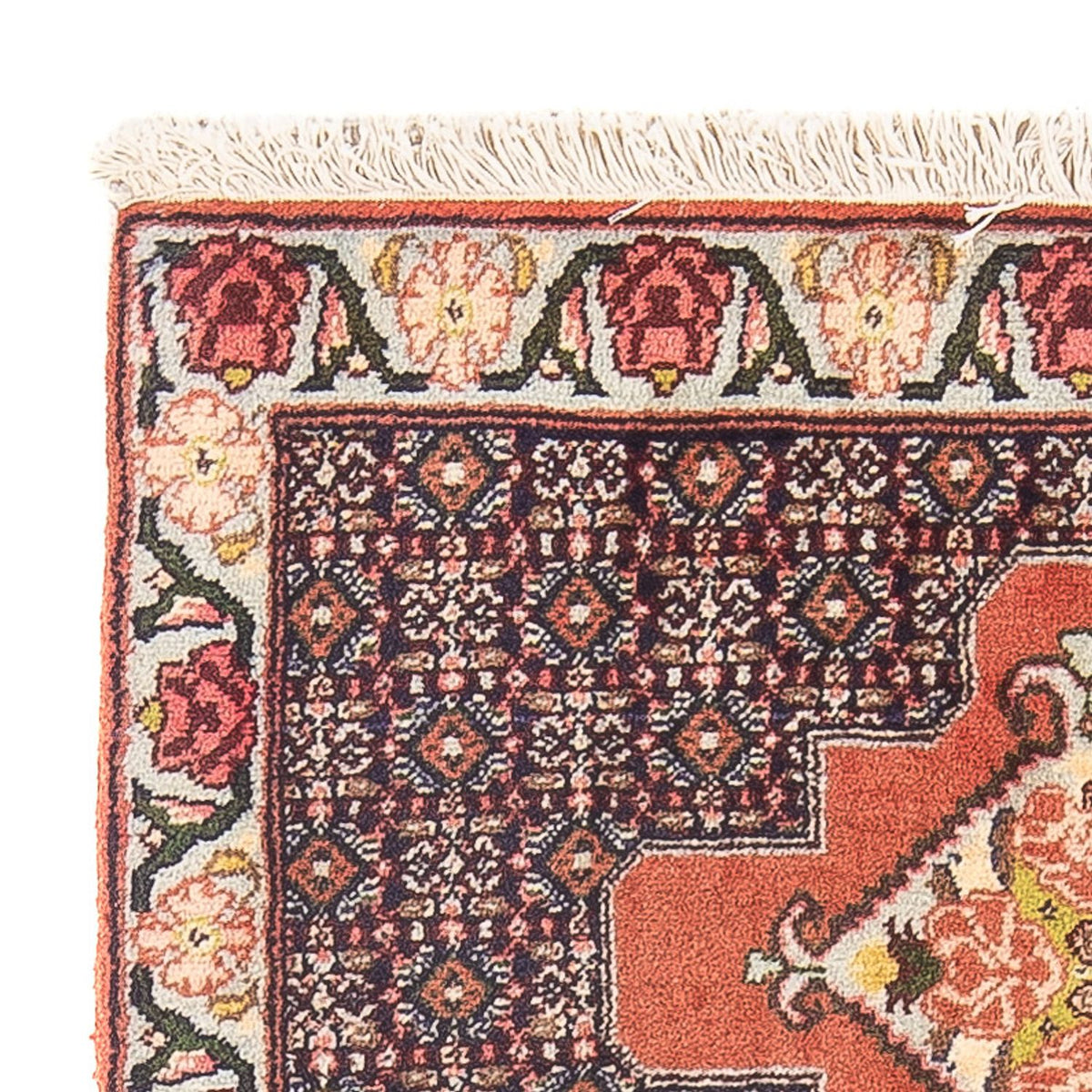 Perzisch tapijt - Klassiek - 100 x 73 cm - oranje