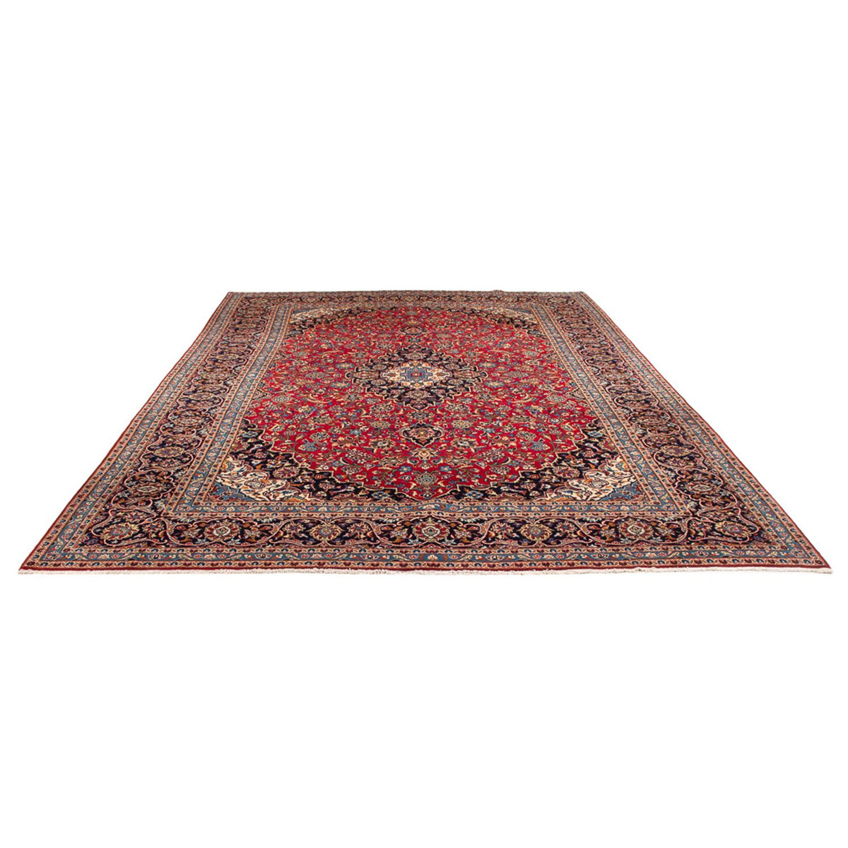 Perzisch tapijt - Keshan - 400 x 292 cm - rood