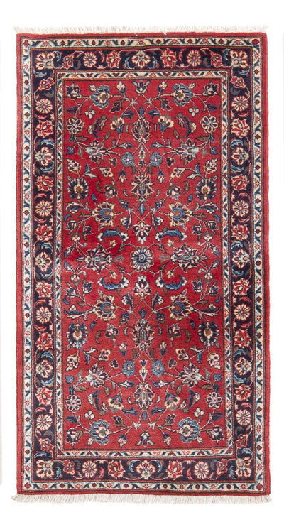 Kashan Tapijt 68x140cm - Perzisch tapijt - rood