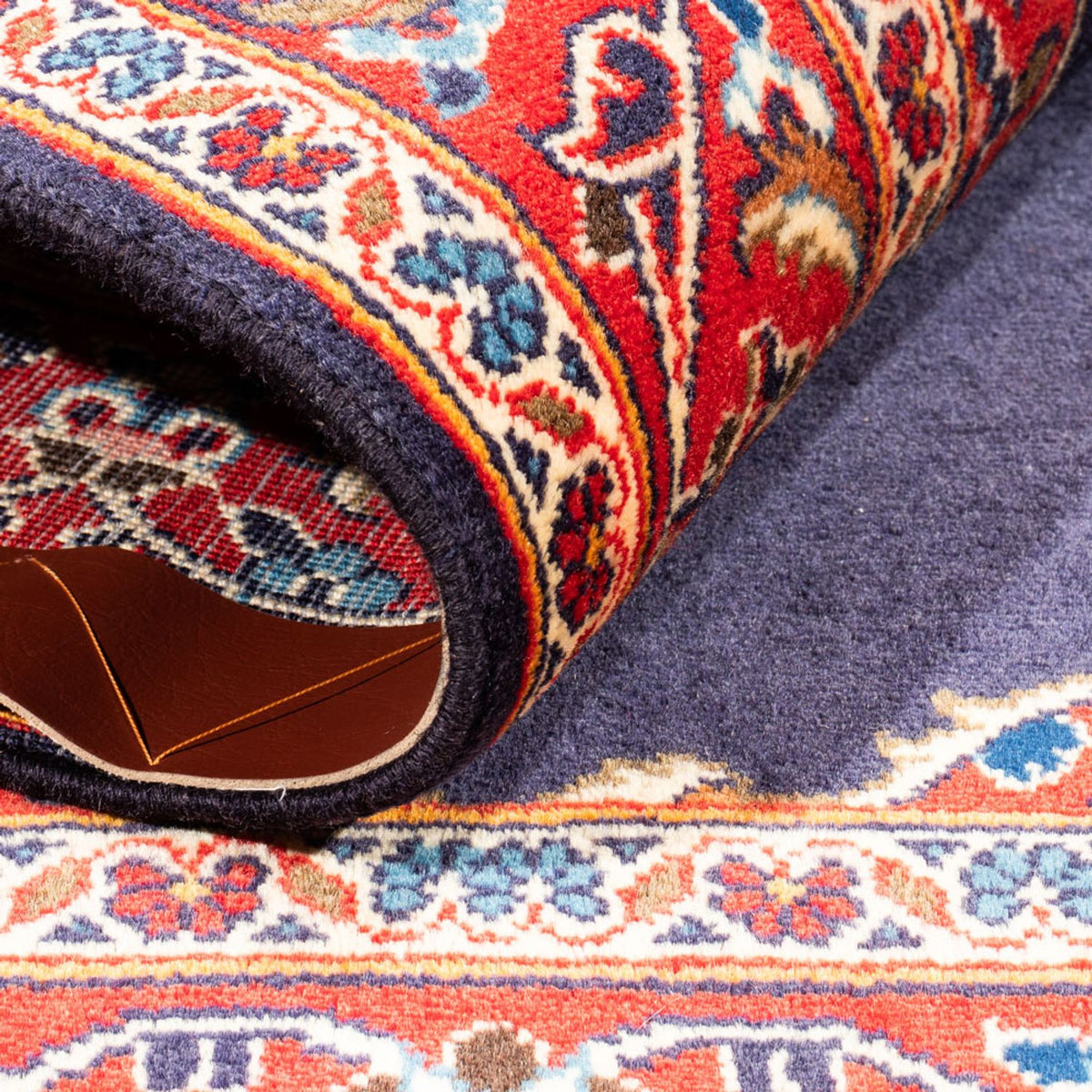 Perzisch tapijt - Keshan - 142 x 90 cm - donkerblauw