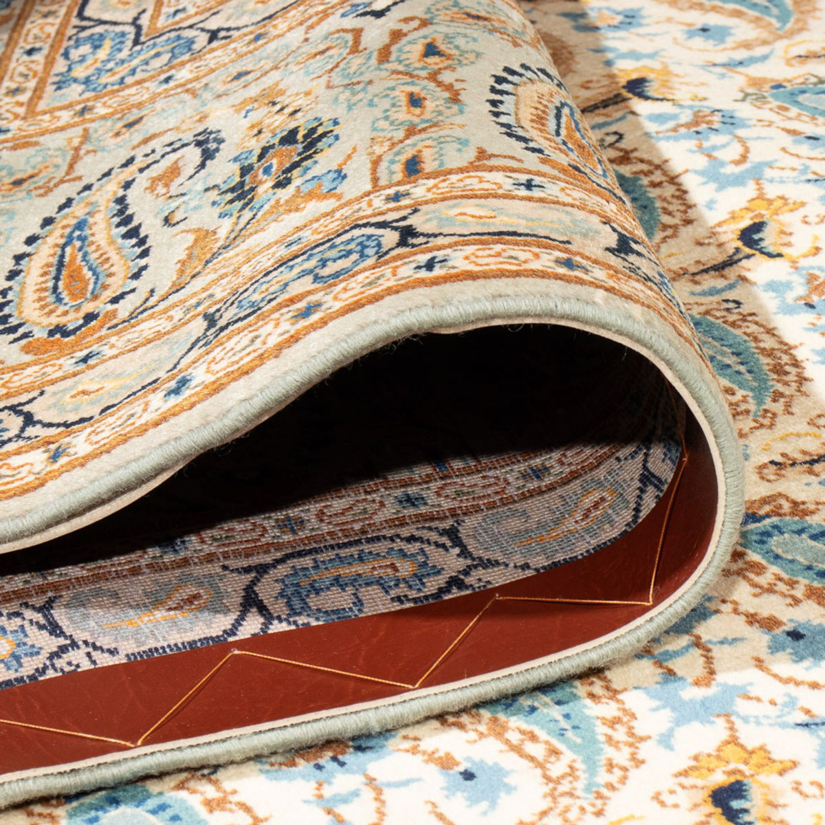 Perzisch tapijt - Keshan - 350 x 270 cm - lichtgroen