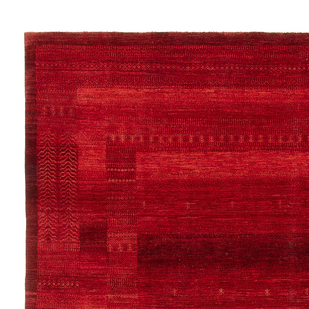 Gabbeh Tapijt - Loribaft Perzisch - 384 x 284 cm - rood