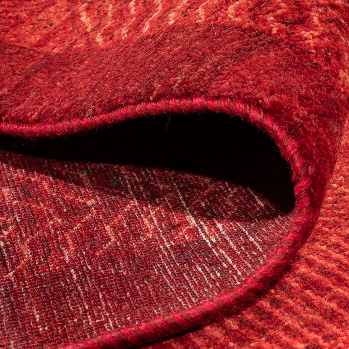 Gabbeh Tapijt - Loribaft Perzisch - 384 x 284 cm - rood