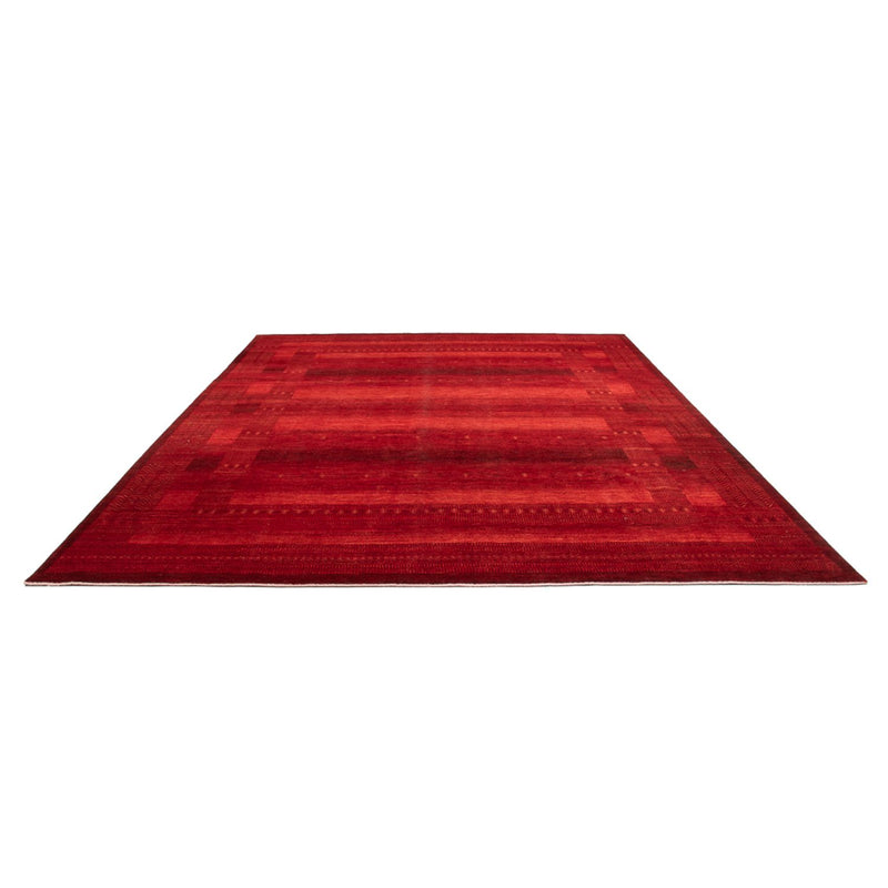Gabbeh Tapijt - Loribaft Perzisch - 384 x 284 cm - rood