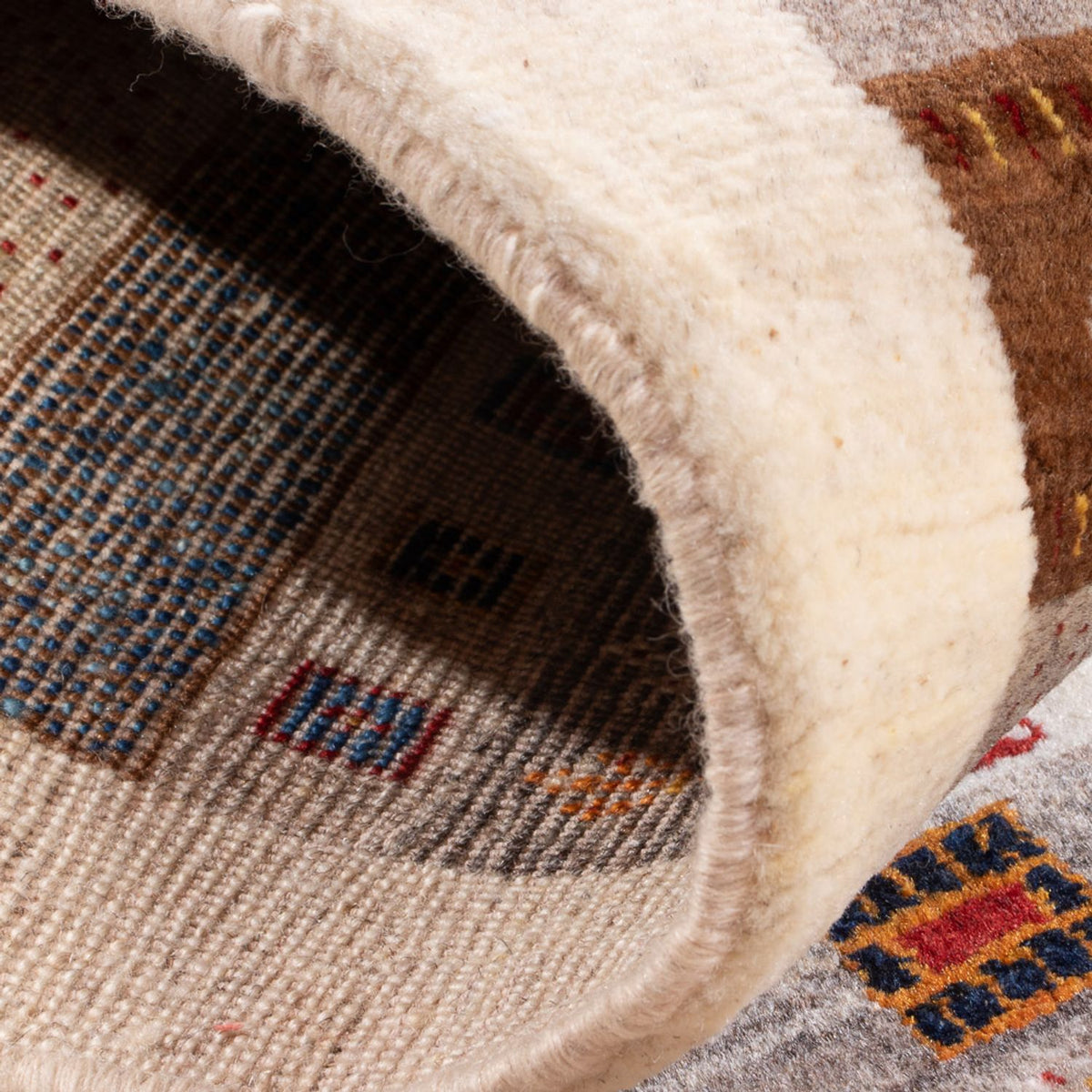 Gabbeh Tapijt - Loribaft Perzisch - 136 x 85 cm - veelkleurig