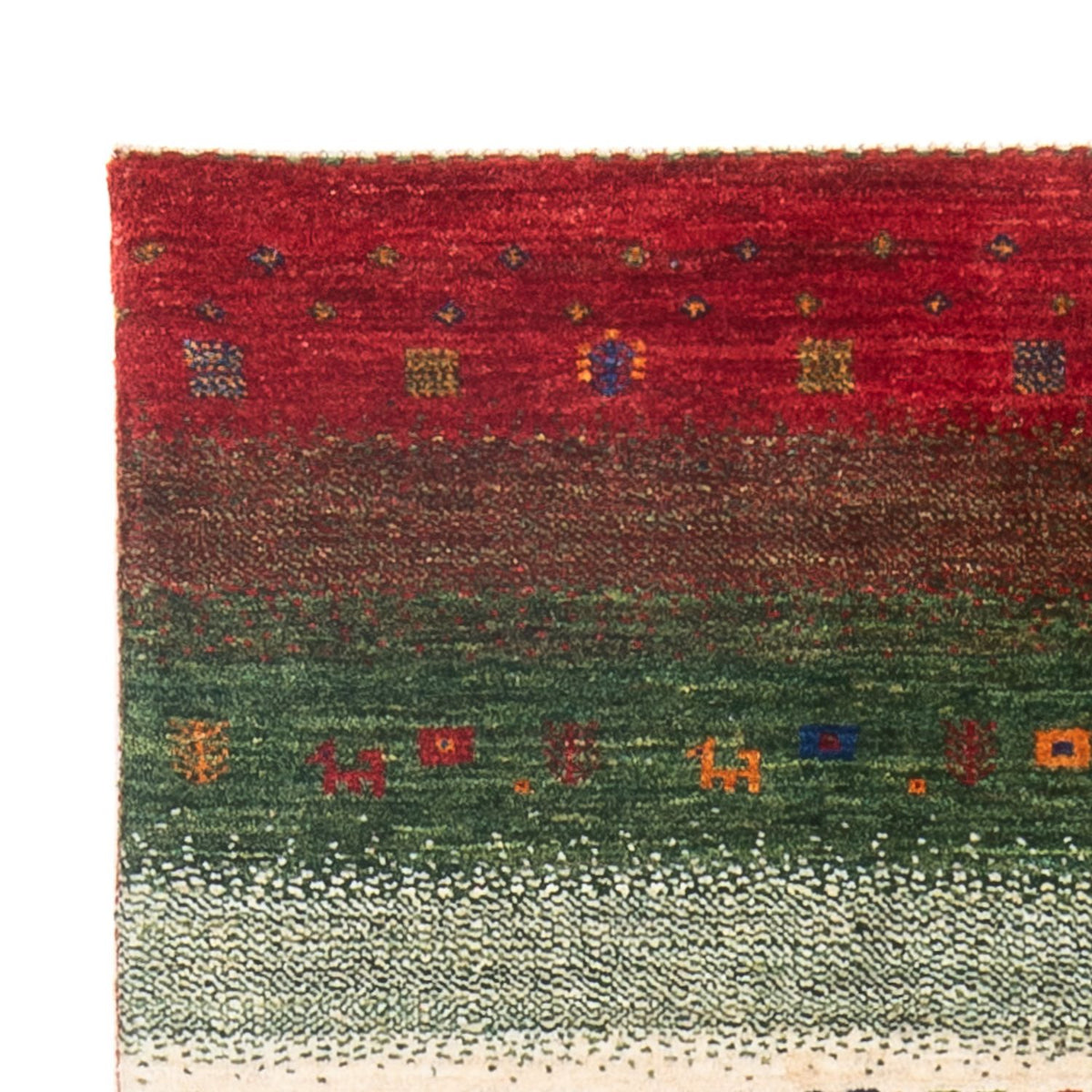 Gabbeh Tapijt - Loribaft Perzisch - 131 x 82 cm - veelkleurig