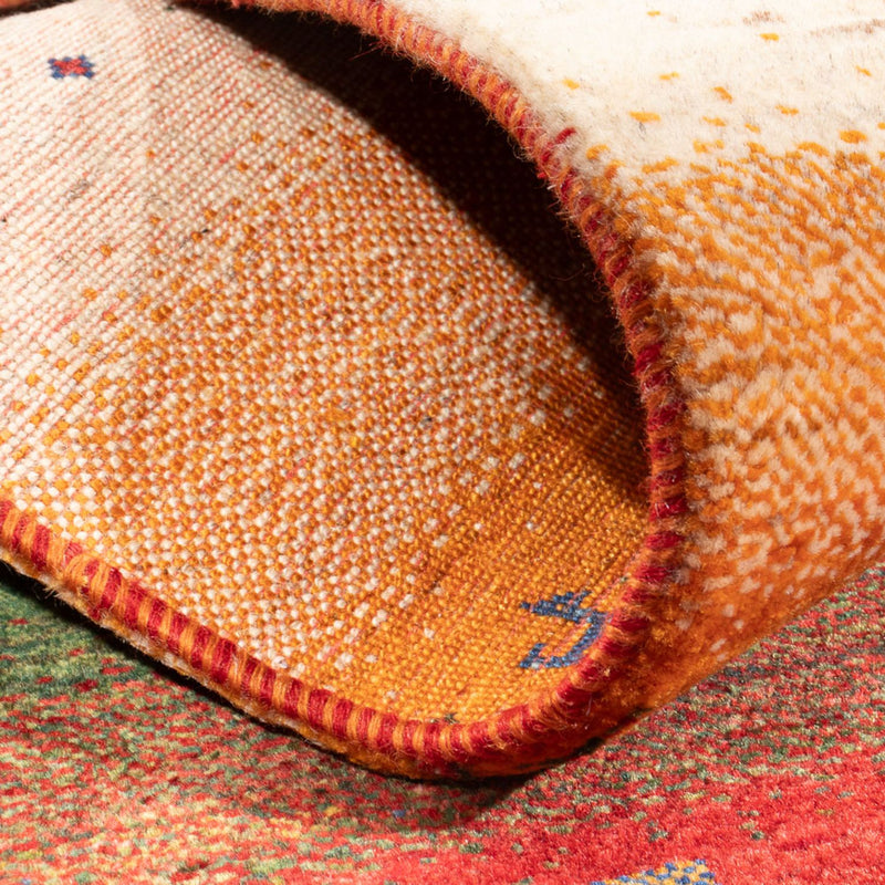 Gabbeh Tapijt - Loribaft Perzisch - 131 x 82 cm - veelkleurig