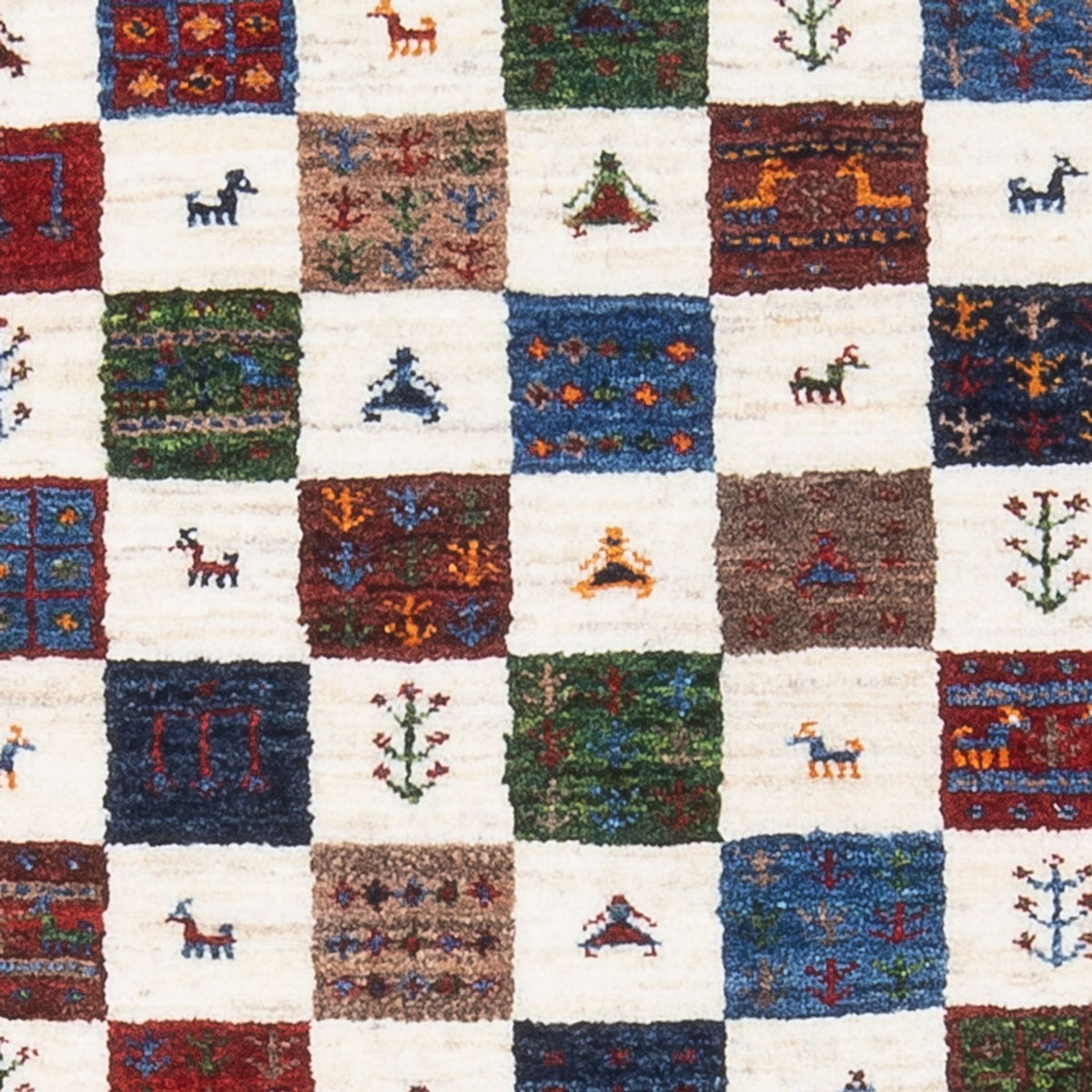 Gabbeh Tapijt - Loribaft Perzisch - 132 x 78 cm - veelkleurig