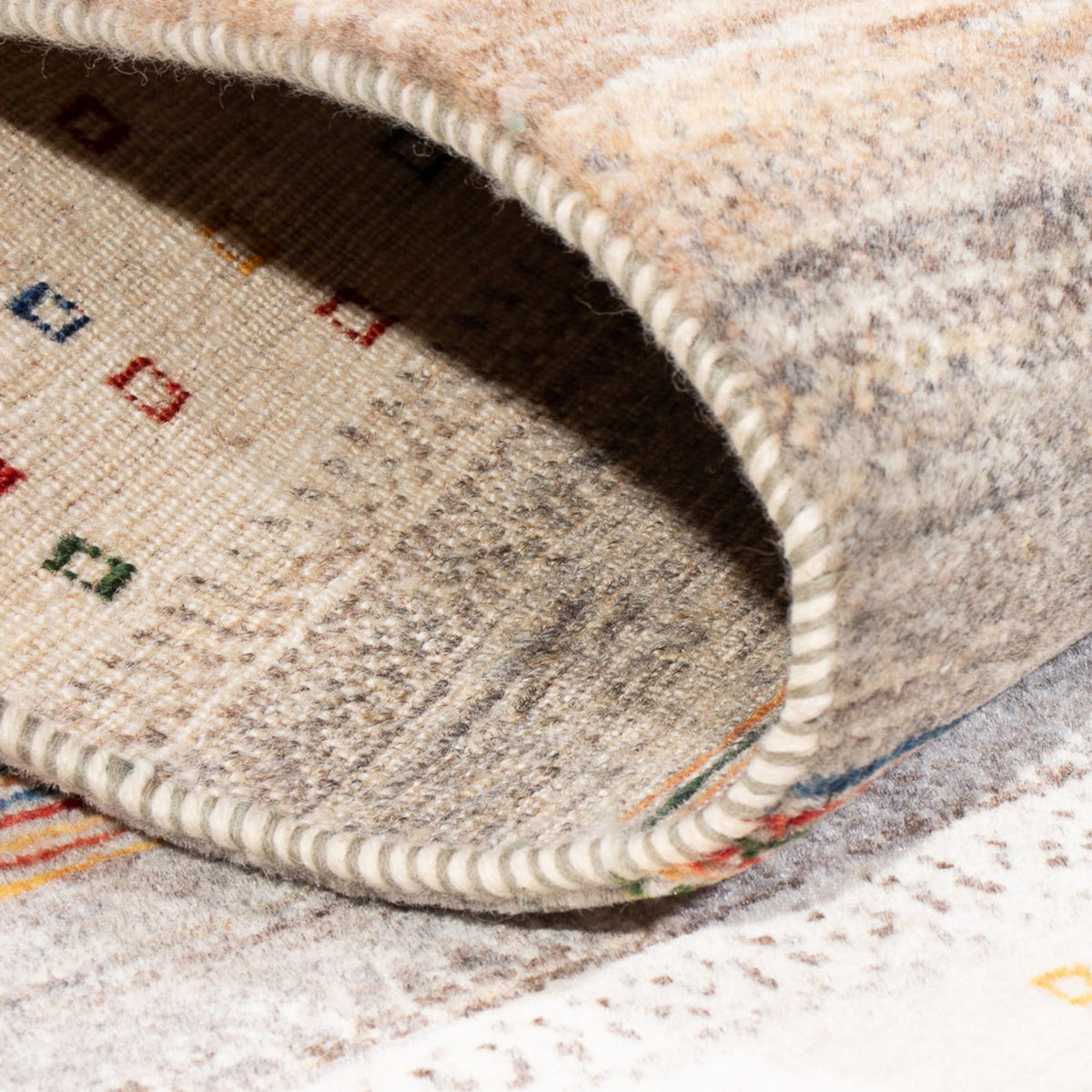 Gabbeh Tapijt - Loribaft Perzisch - 142 x 82 cm - veelkleurig