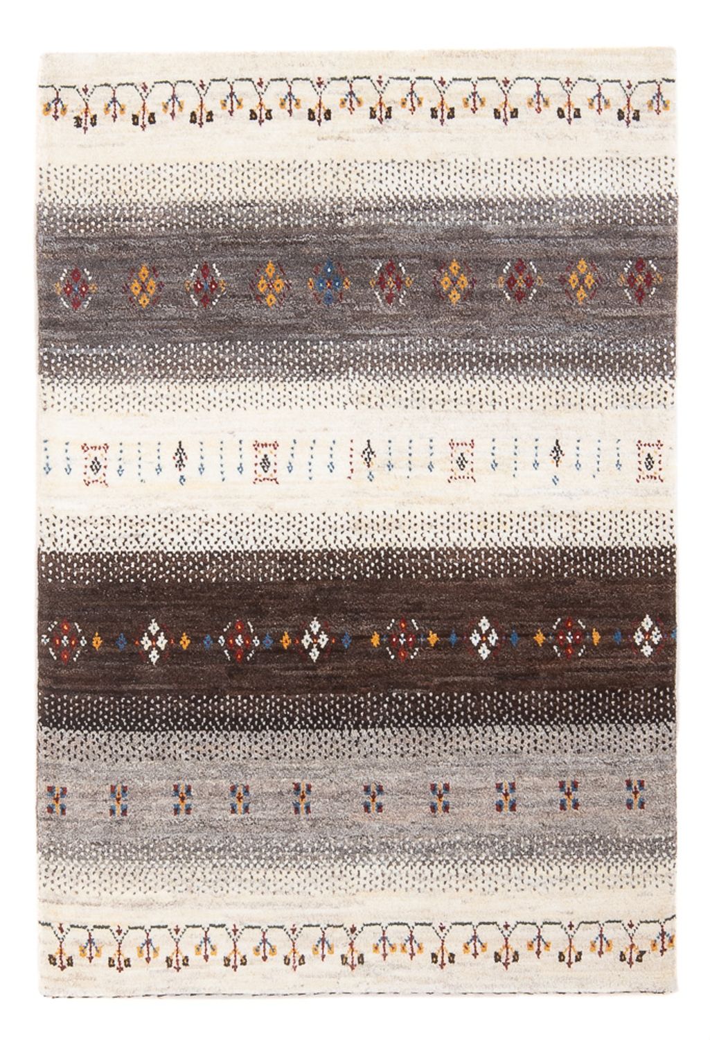 Gabbeh Tapijt - Loribaft Perzisch - 124 x 82 cm - veelkleurig