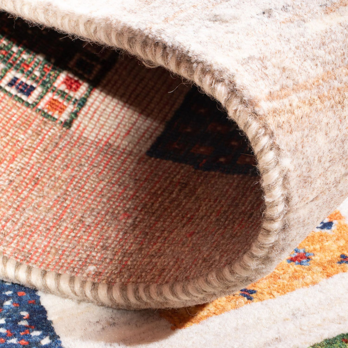 Gabbeh Tapijt - Loribaft Perzisch - 130 x 84 cm - veelkleurig