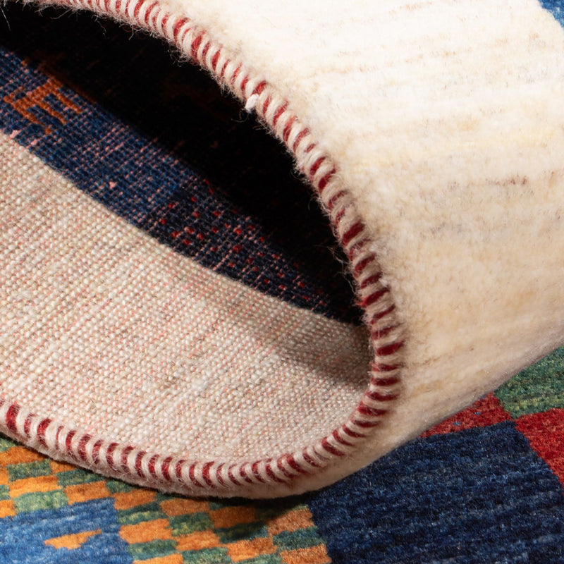 Gabbeh Tapijt - Loribaft Perzisch - 132 x 86 cm - veelkleurig