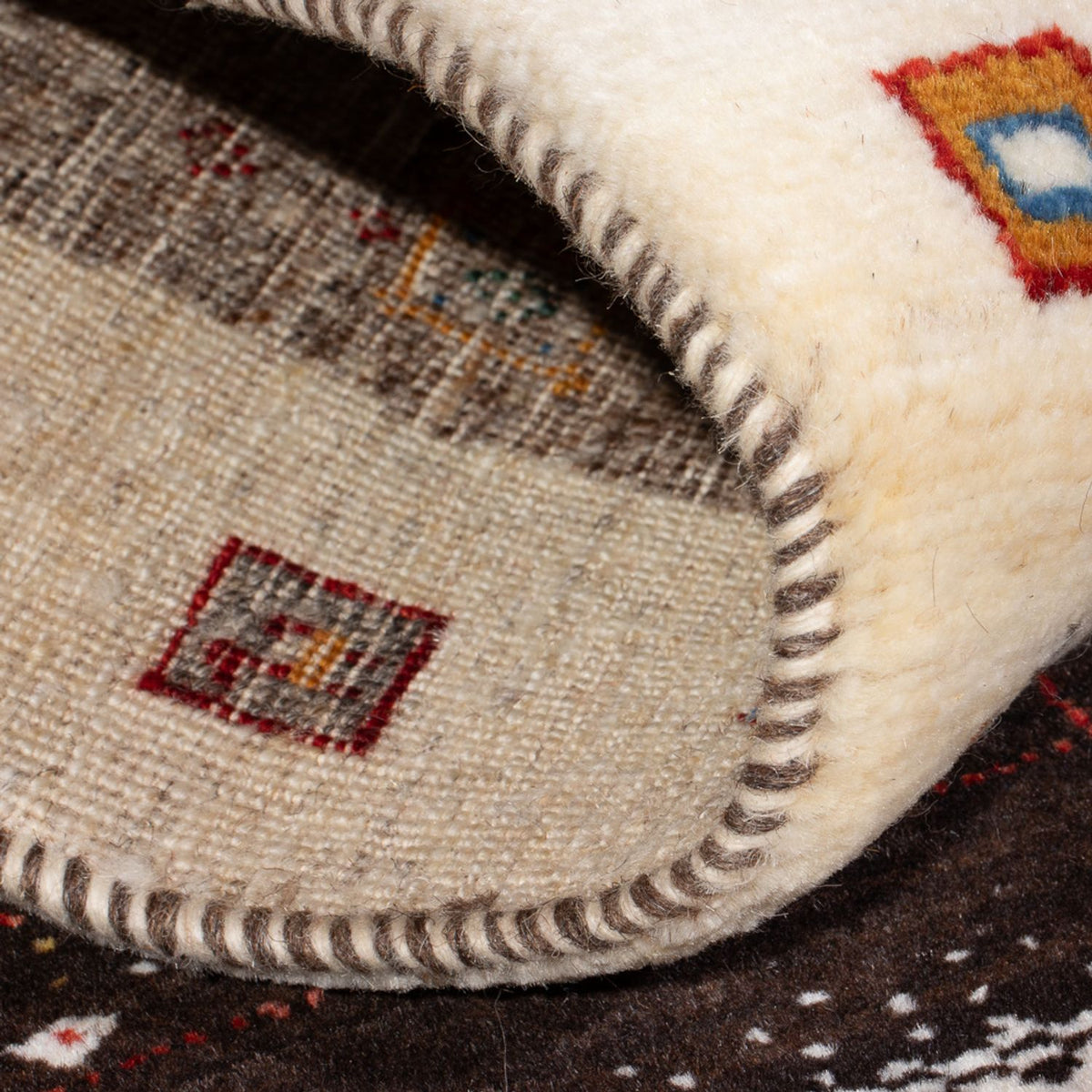 Gabbeh Tapijt - Loribaft Perzisch - 125 x 87 cm - veelkleurig