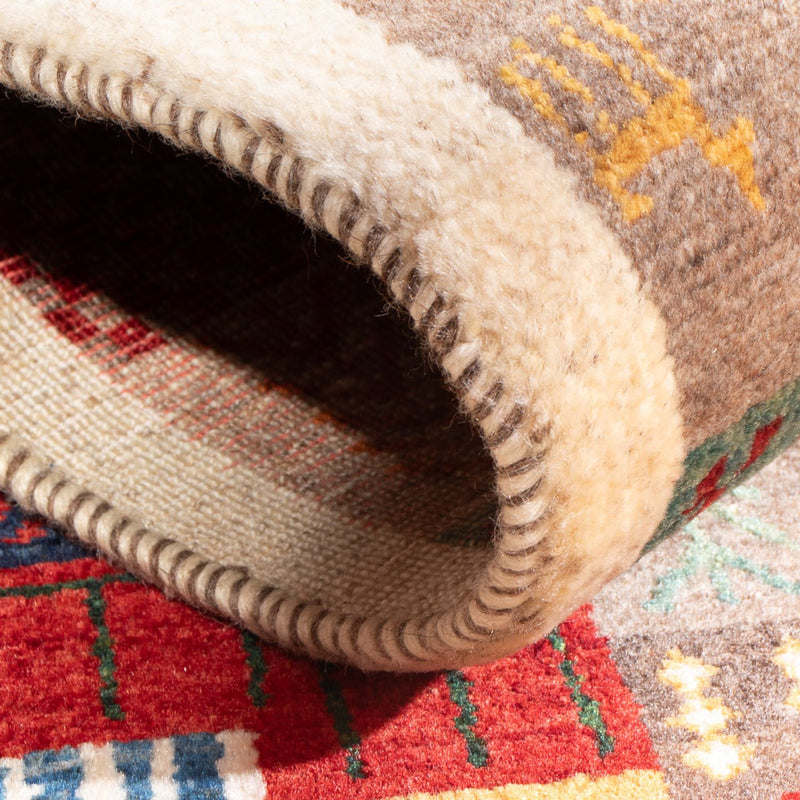 Gabbeh Tapijt - Loribaft Perzisch - 129 x 78 cm - veelkleurig