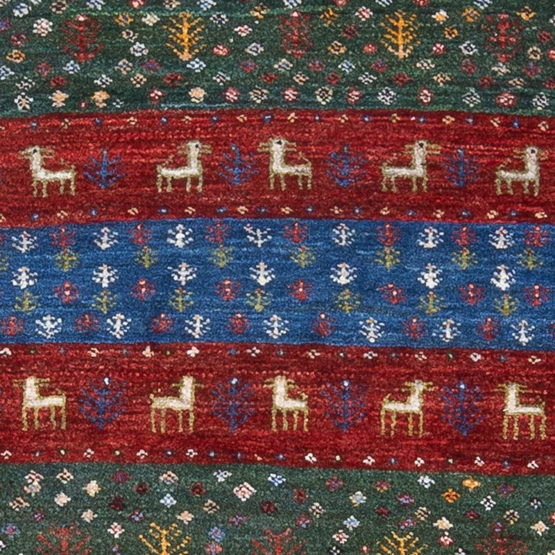 Gabbeh Tapijt - Loribaft Perzisch - 131 x 86 cm - veelkleurig