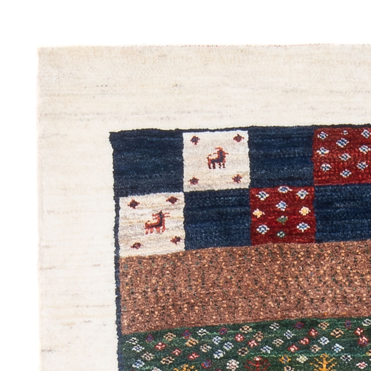 Loribaft Tapijt 86x131cm - Perserteppich Wollteppich