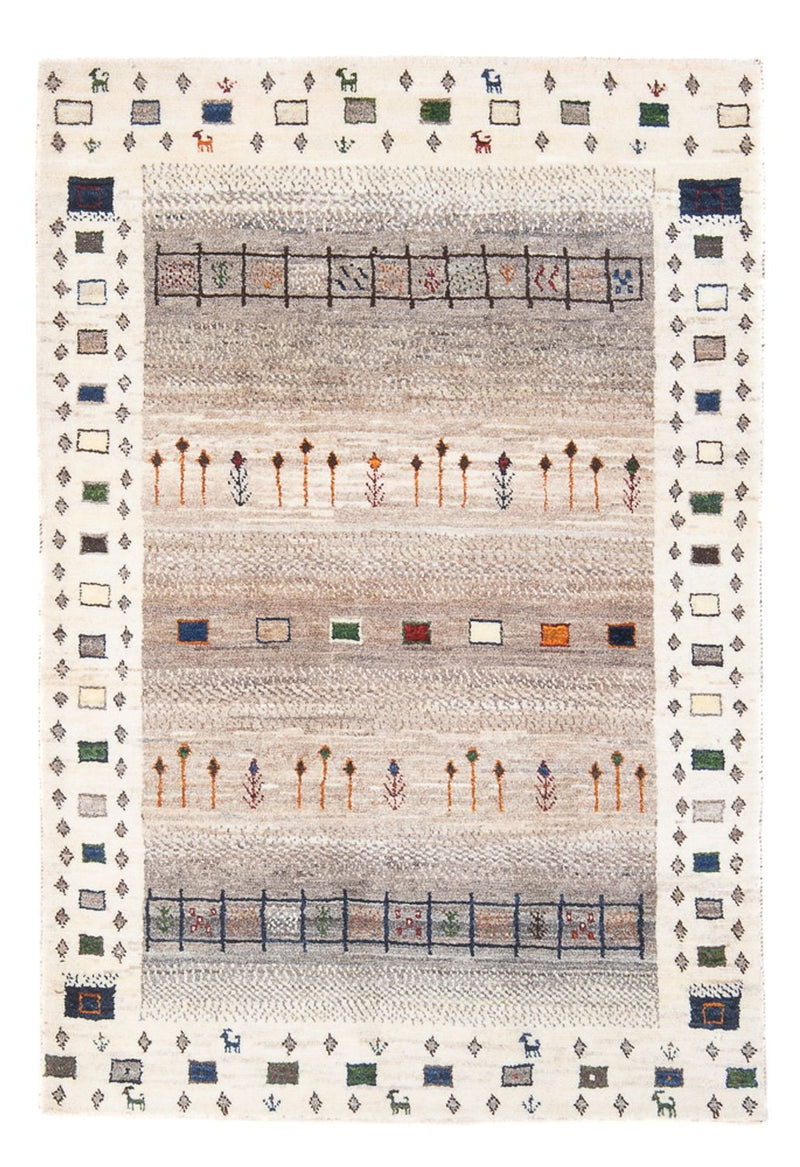 Gabbeh Tapijt - Loribaft Perzisch - 134 x 86 cm - veelkleurig