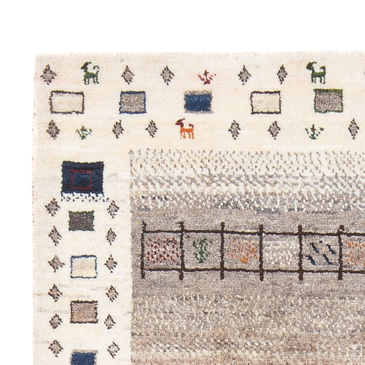 Gabbeh Tapijt - Loribaft Perzisch - 134 x 86 cm - veelkleurig