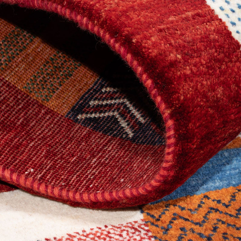 Gabbeh Tapijt - Loribaft Perzisch - 138 x 83 cm - veelkleurig