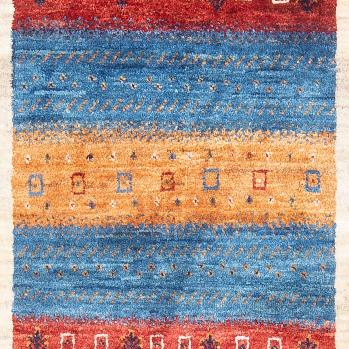 Gabbeh Tapijt - Loribaft Perzisch - 138 x 83 cm - veelkleurig