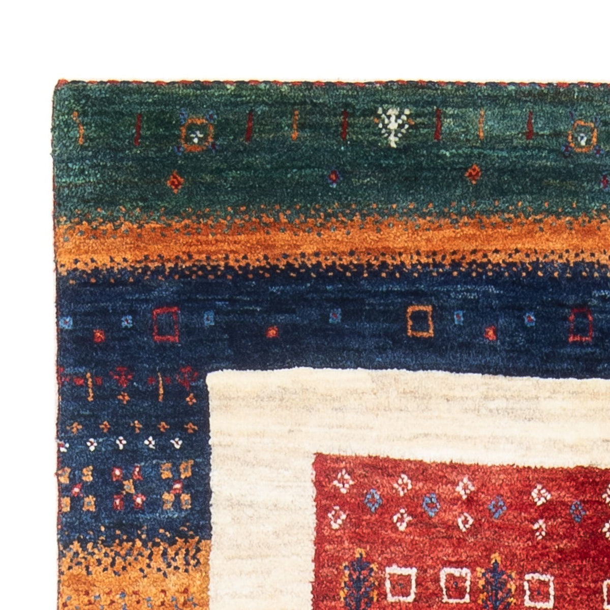 Gabbeh Tapijt - Loribaft Perzisch - 138 x 83 cm - veelkleurig