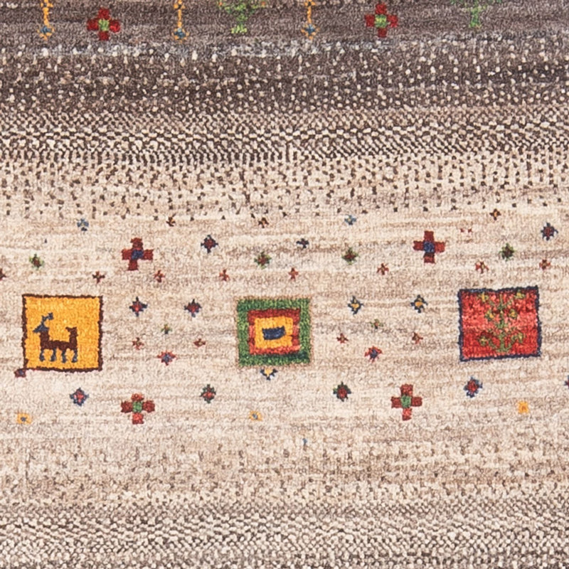 Gabbeh Tapijt - Loribaft Perzisch - 123 x 86 cm - veelkleurig