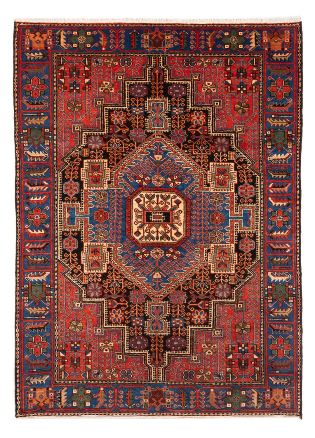 Perzisch Tapijt - Nomadisch - 205 x 137 cm - blauw