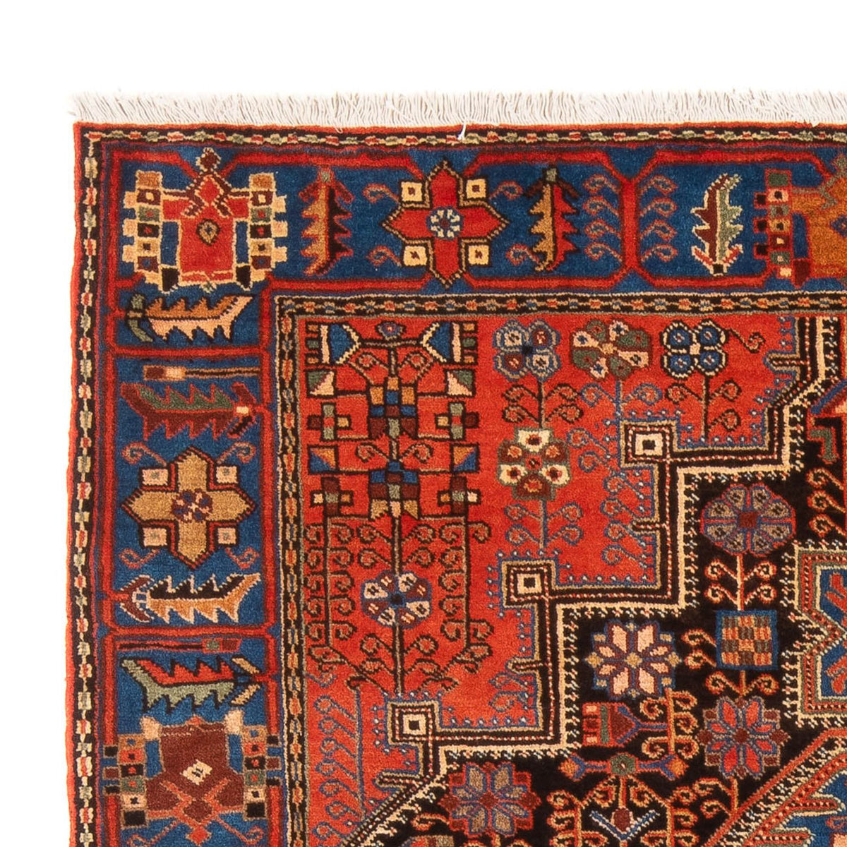 Perzisch Tapijt - Nomadisch - 196 x 150 cm - blauw