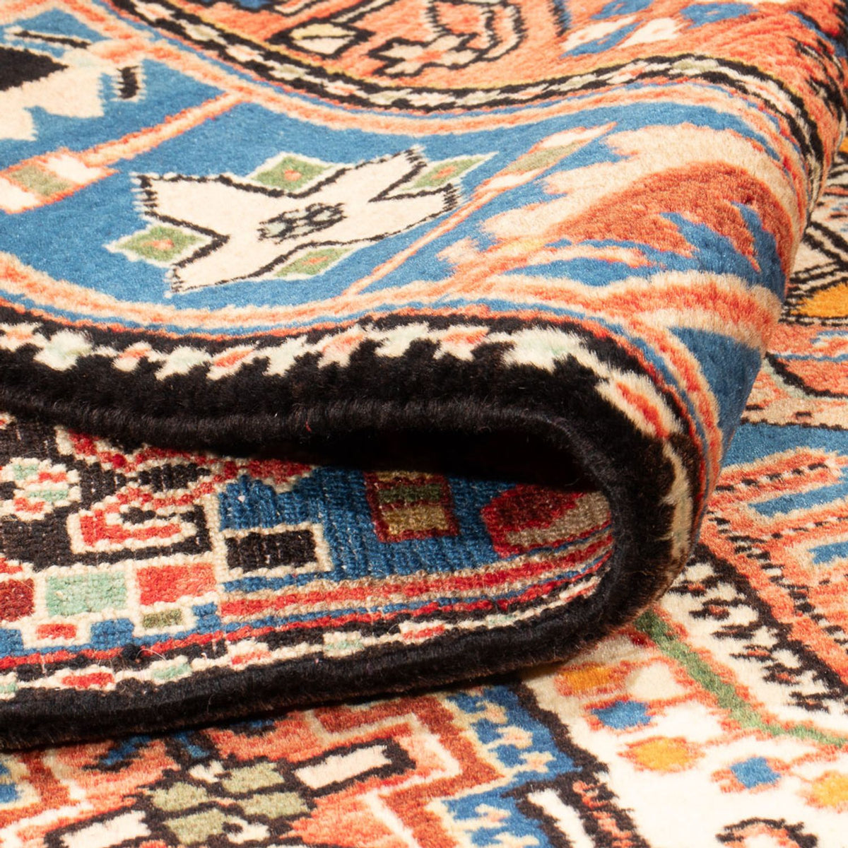 Perzisch Tapijt - Nomadisch - 205 x 142 cm - blauw