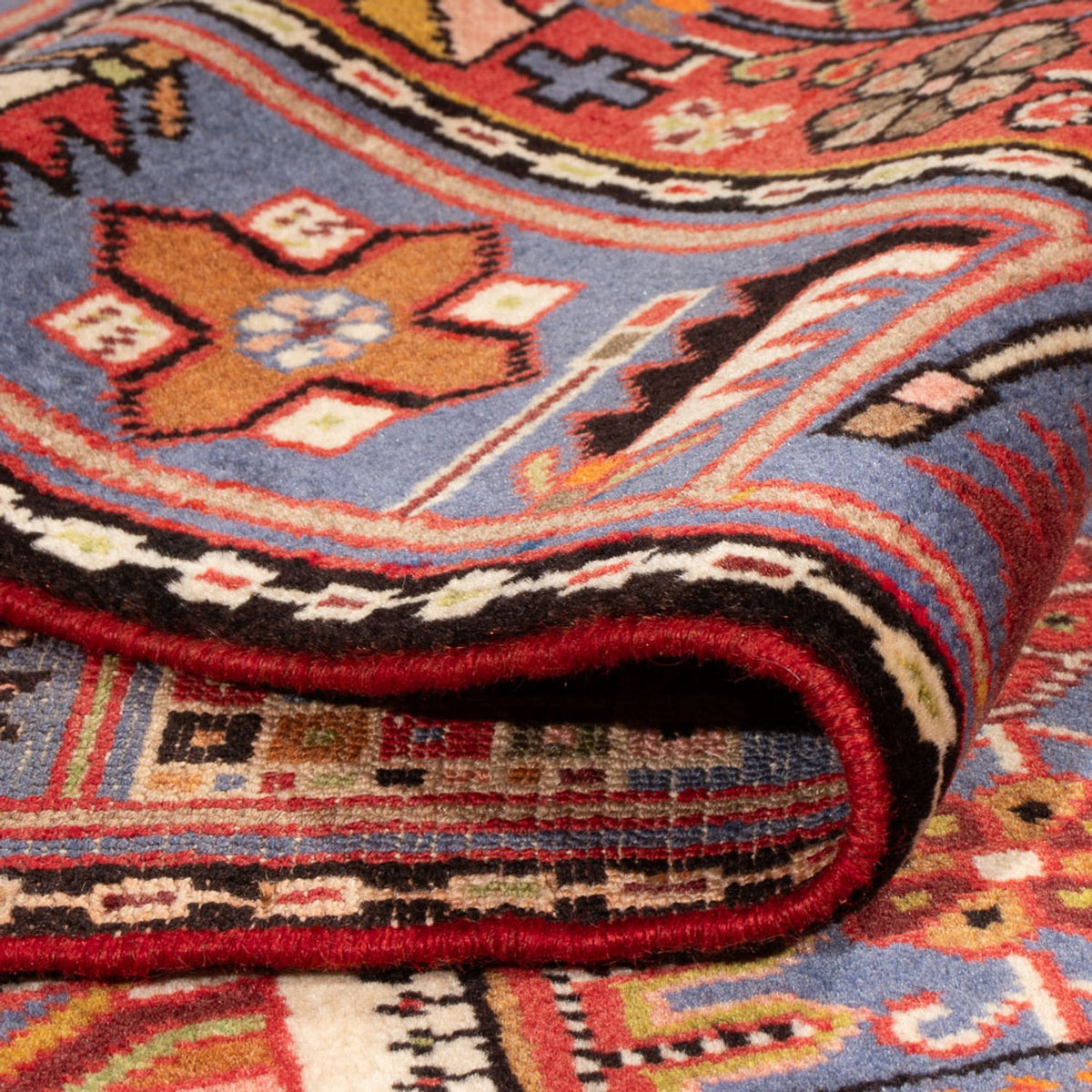 Perzisch Tapijt - Nomadisch - 200 x 130 cm - blauw