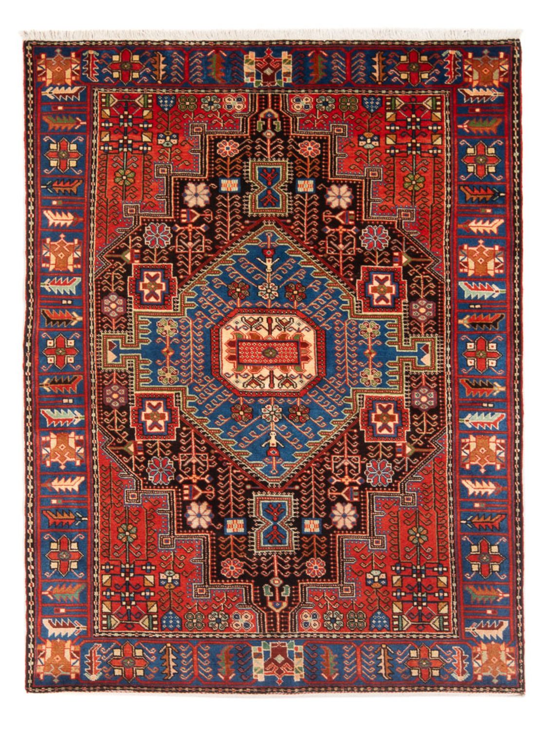 Perzisch Tapijt - Nomadisch - 210 x 132 cm - blauw