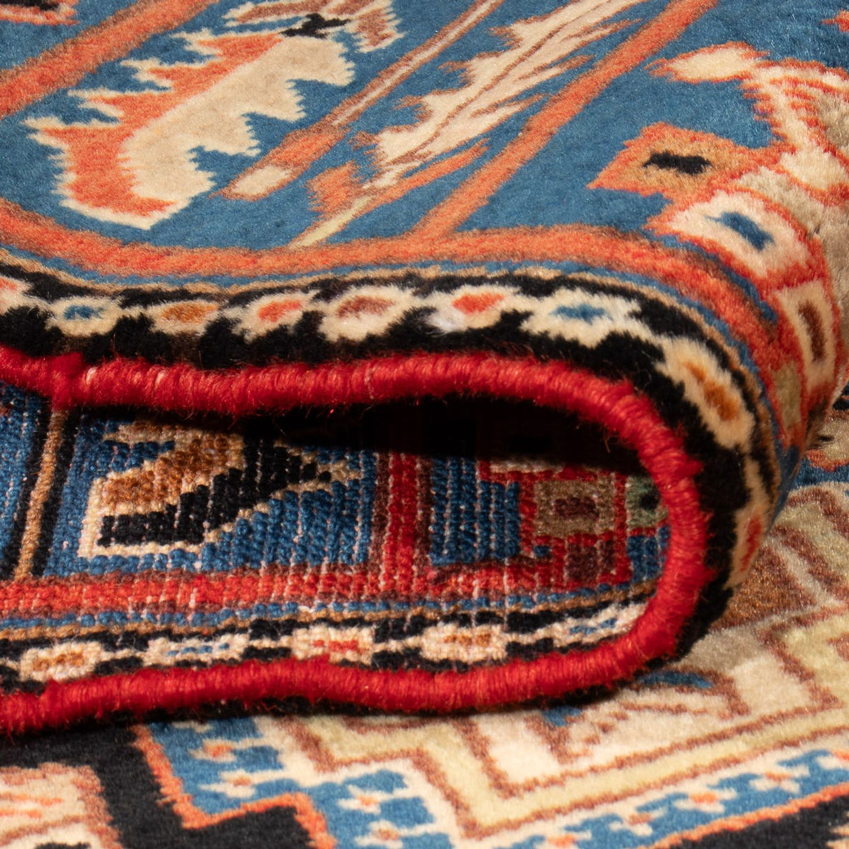 Perzisch Tapijt - Nomadisch - 198 x 142 cm - blauw