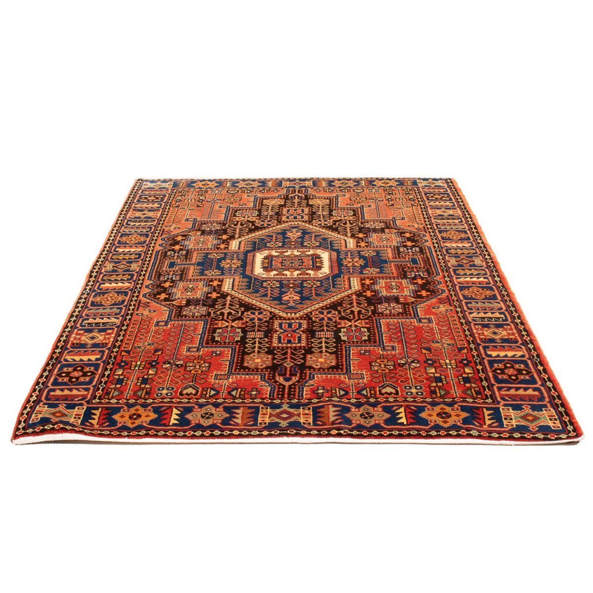 Perzisch Tapijt - Nomadisch - 202 x 140 cm - donkerblauw