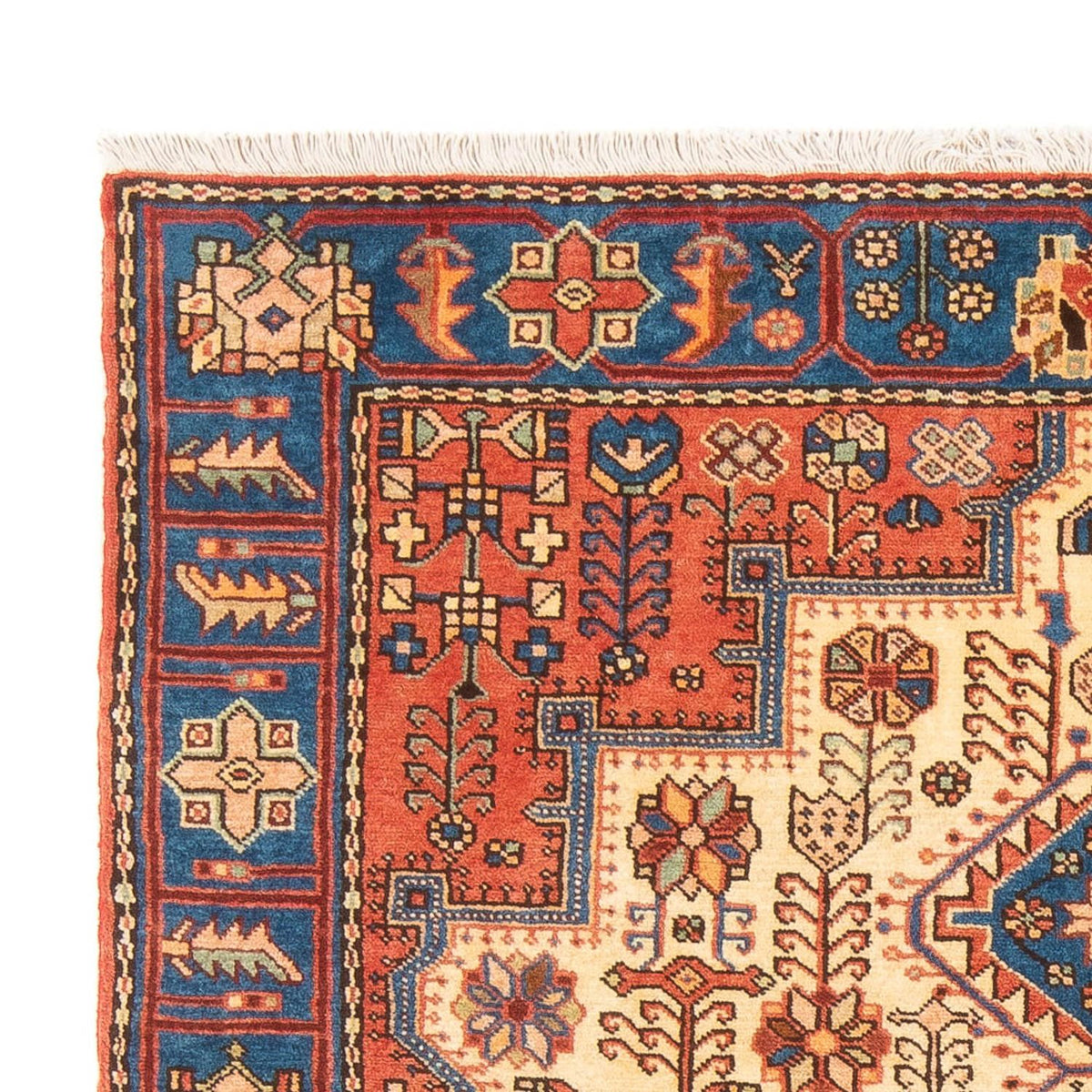 Perzisch Tapijt - Nomadisch - 195 x 138 cm - blauw