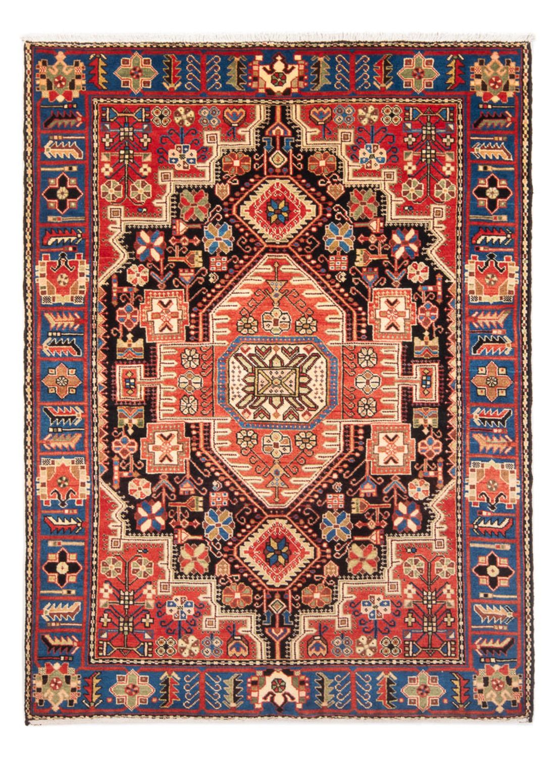 Perzisch Tapijt - Nomadisch - 194 x 140 cm - licht beige