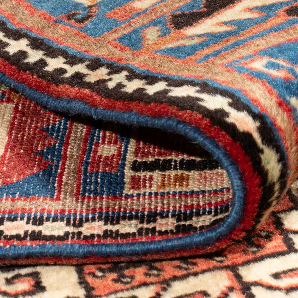 Perzisch Tapijt - Nomadisch - 194 x 135 cm - blauw