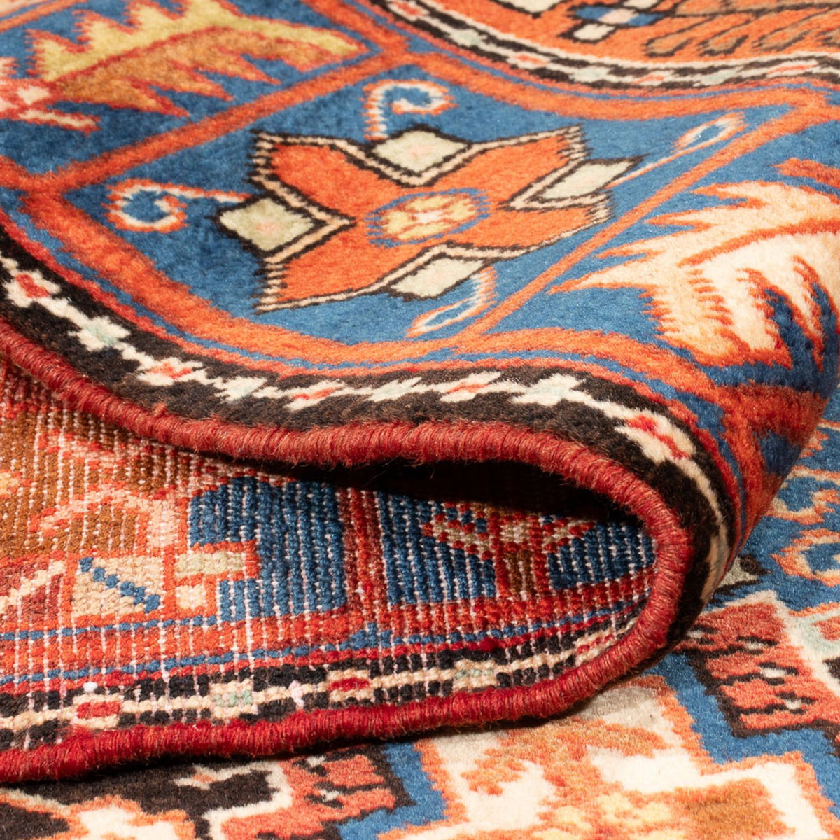 Perzisch Tapijt - Nomadisch - 193 x 136 cm - blauw