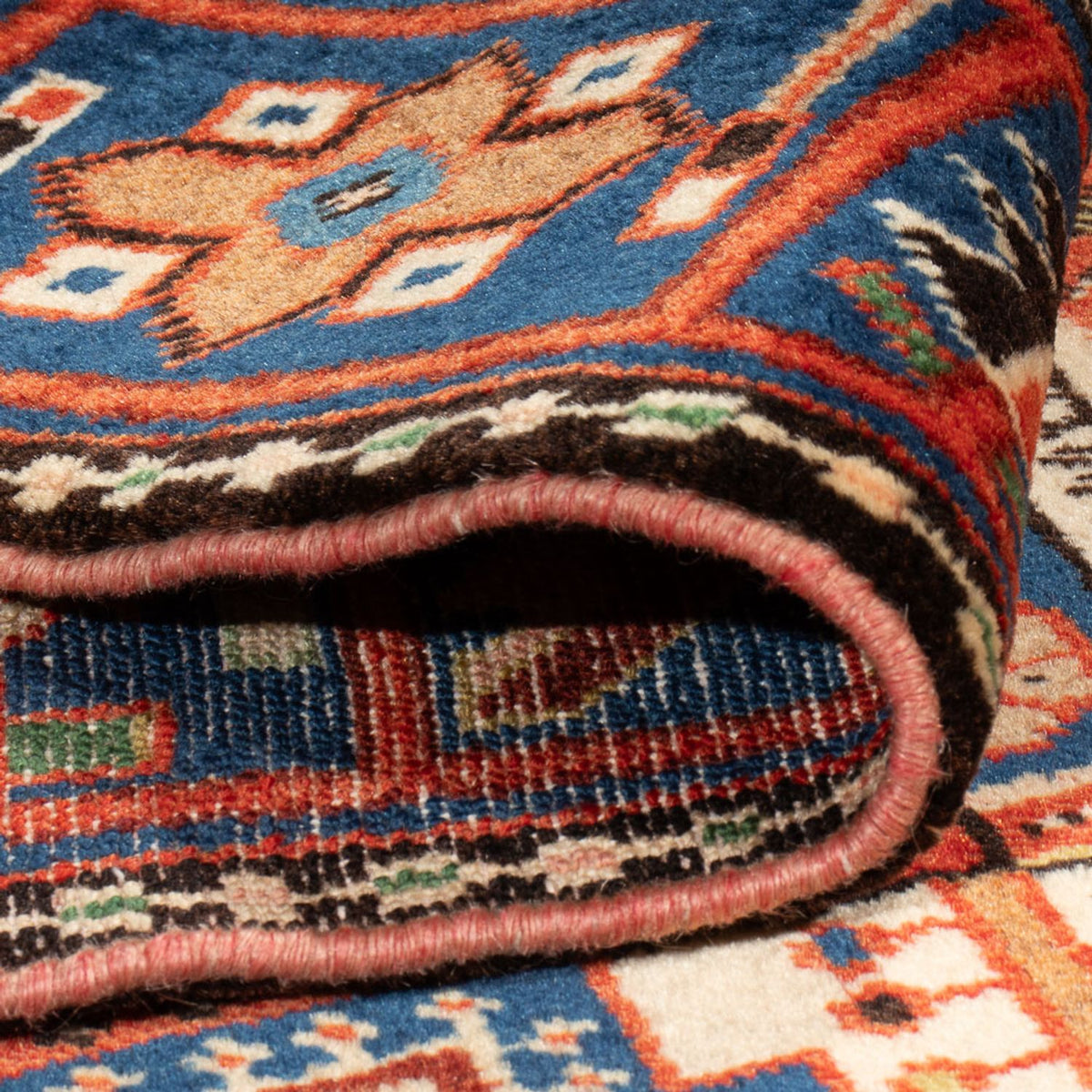 Perzisch Tapijt - Nomadisch - 195 x 140 cm - blauw