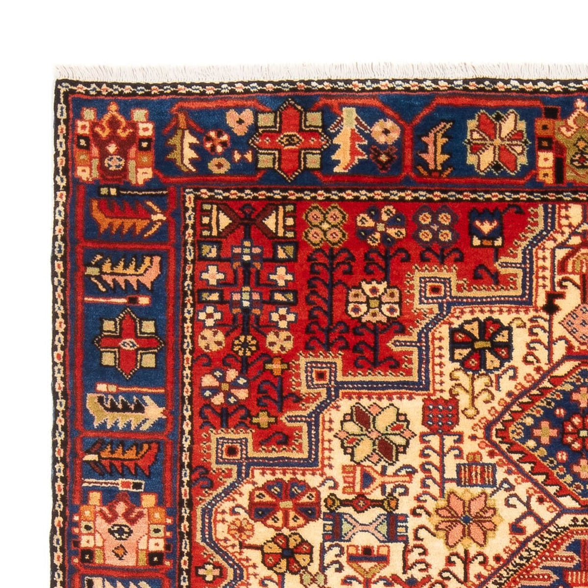 Perzisch Tapijt - Nomadisch - 190 x 142 cm - blauw