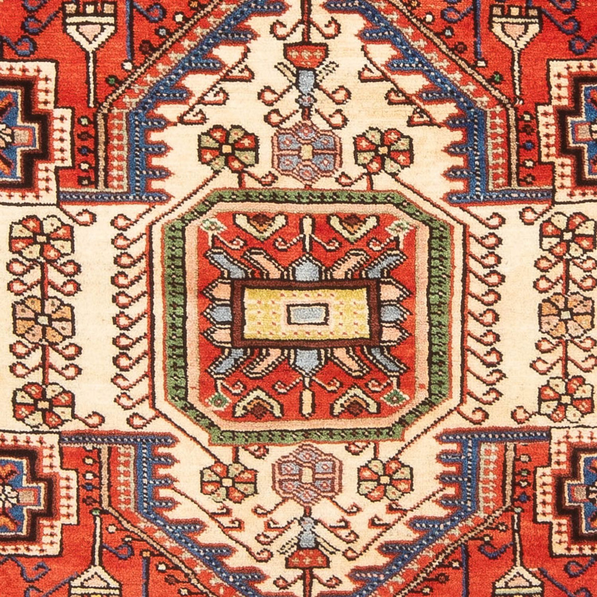 Perzisch Tapijt - Nomadisch - 198 x 140 cm - licht beige